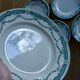 Antique ironstone plates signed Moulin des Loups "Provence"