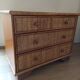 Wicker rattan chest of drawers
