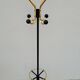Vintage Parrot Coat Rack with balls 1950s design