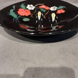 Decorative Longwy enamel plate