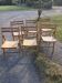 Série de 6 chaises pliantes
