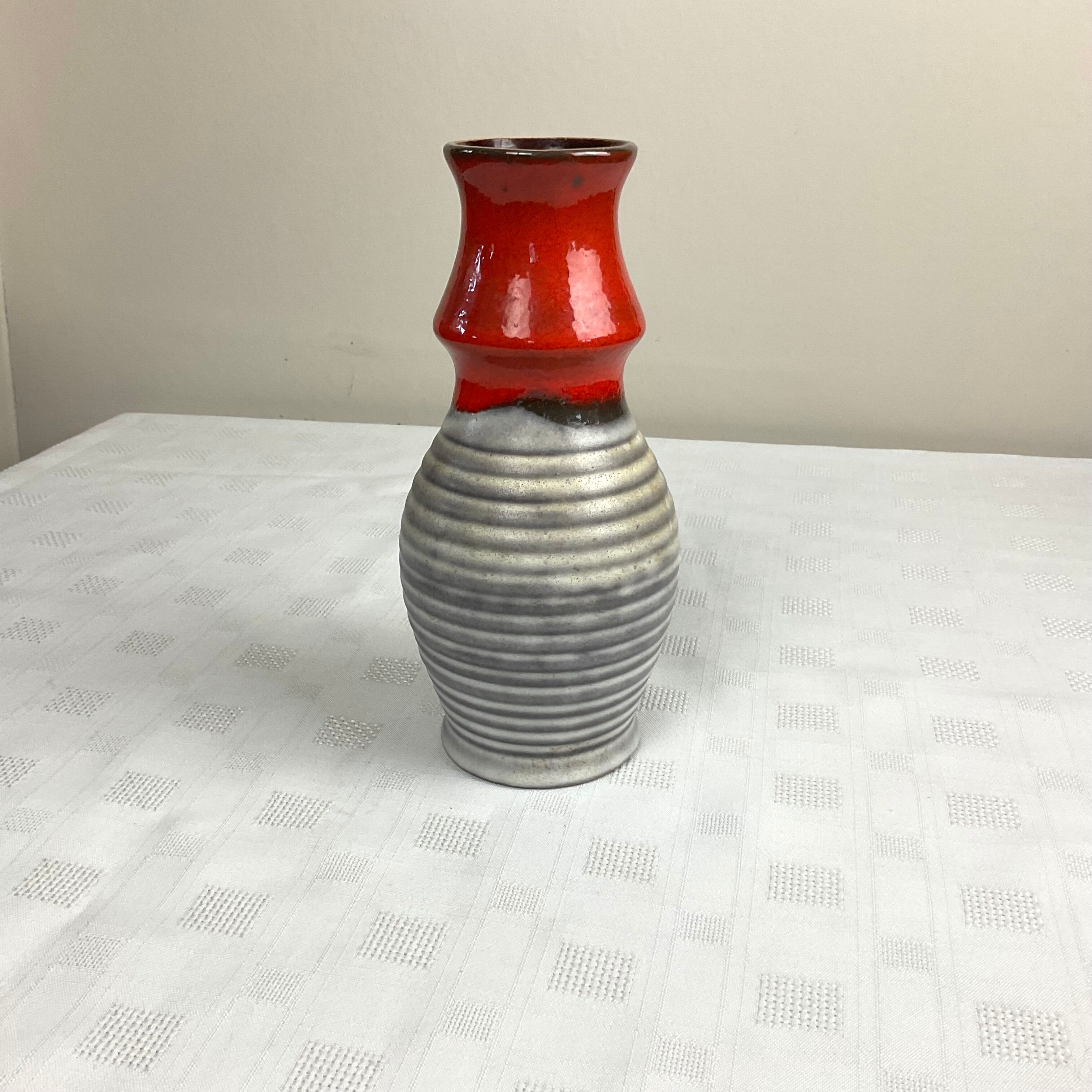 Kera Glas ceramic vase Bay West Germany
