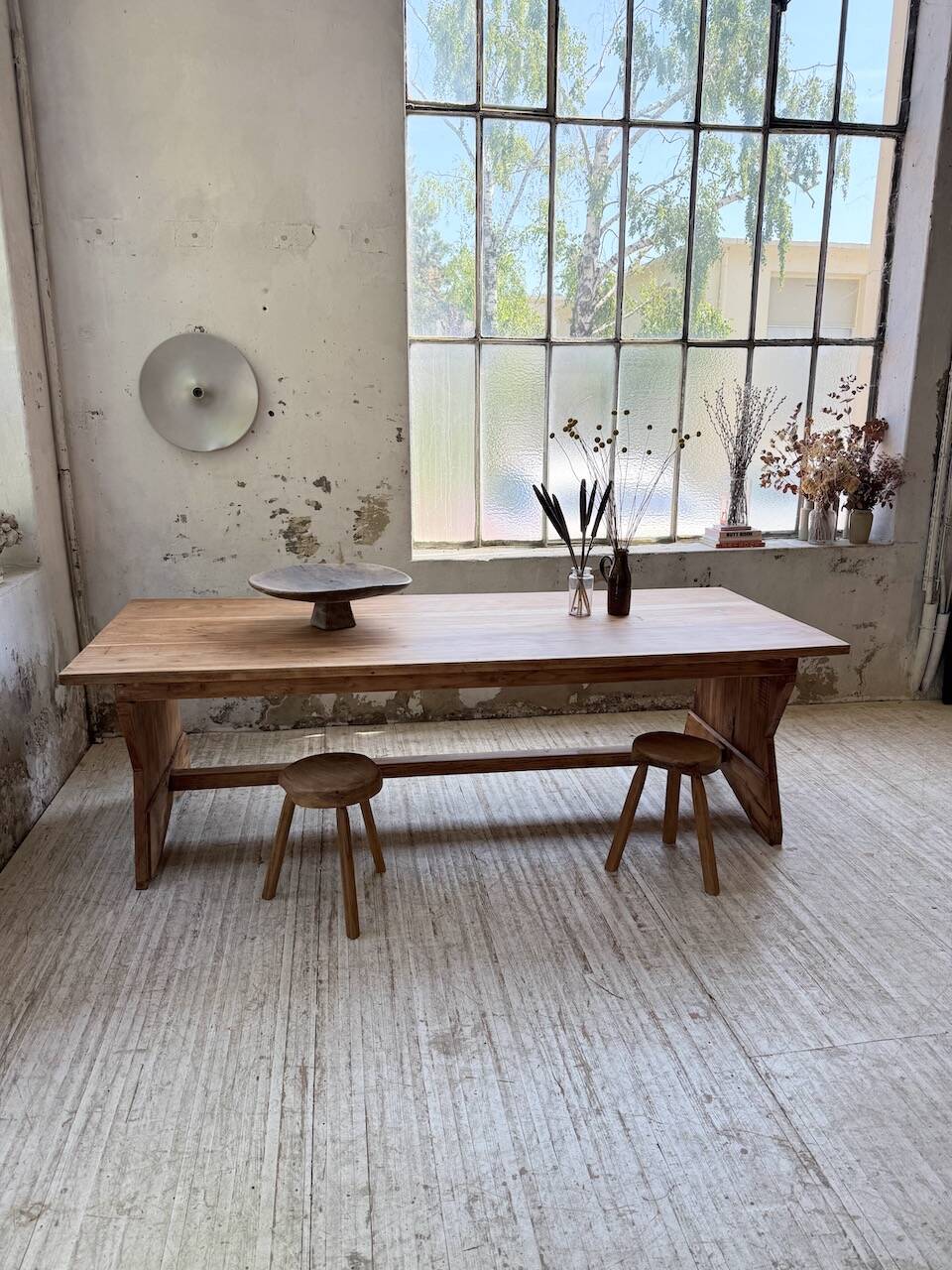 2.5m5 XL pine farmhouse table