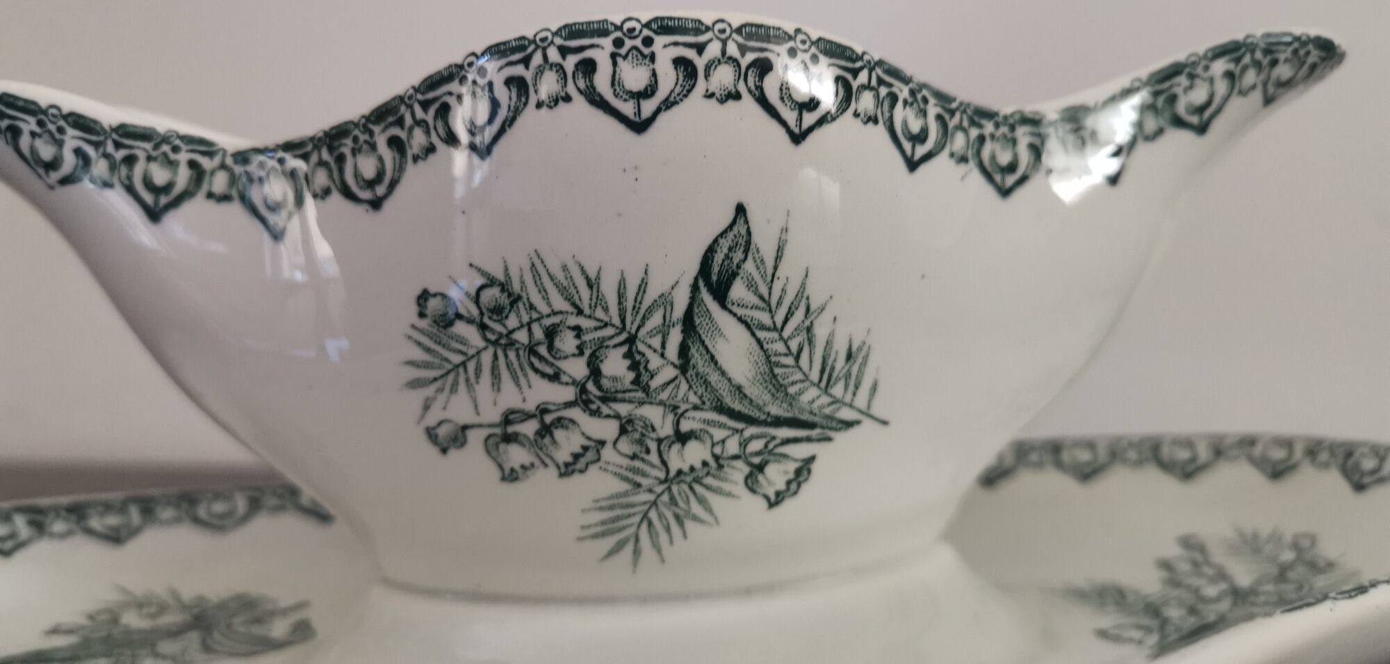 Old sauter Iron Earth St Amand model Lily of the valley