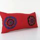Vintage embroidered cushion cover 36x76 cm