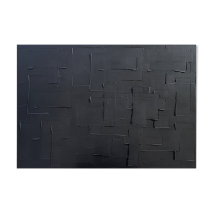 Tableau peinture abstraite monochrome