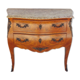 Louis XV chest of drawers in rosewood marquetry