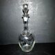 Antique PORTIEUX carafe, Pasteur model, with Empire engraving, 1930