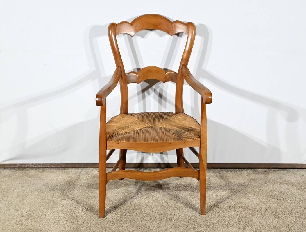 Grand-Mère Armchair in Cherrywood, Louis Philippe style – Late 19th century