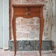 Vintage bedside table, bedside table with 2 drawers, side table, Louis XV.