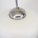 Art deco big glass pendant lamp, 1930s