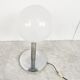Italian glass and chrome table lamp, 1960s