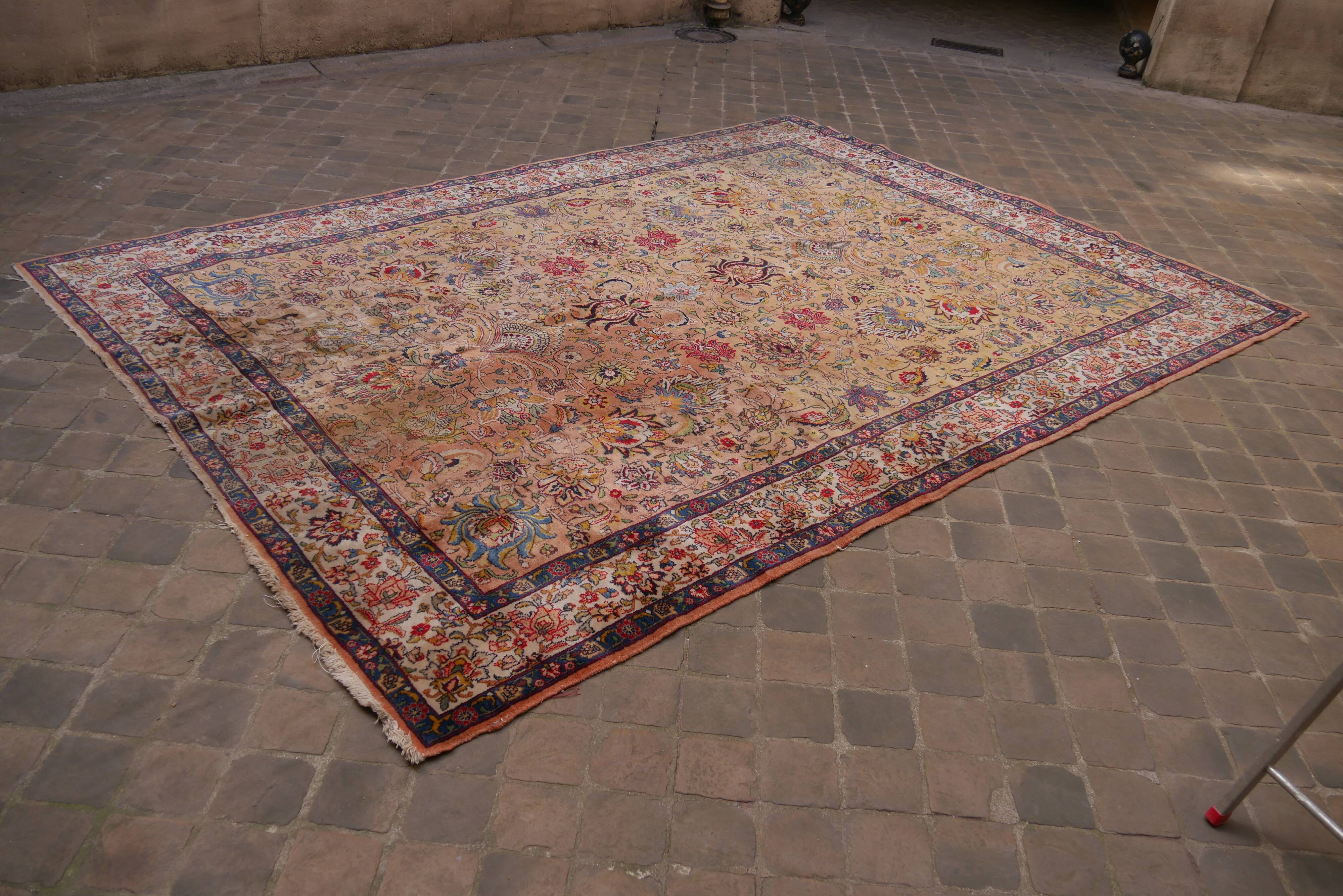 Oriental Persian carpet Tabriz vintage 320 x 240 cm