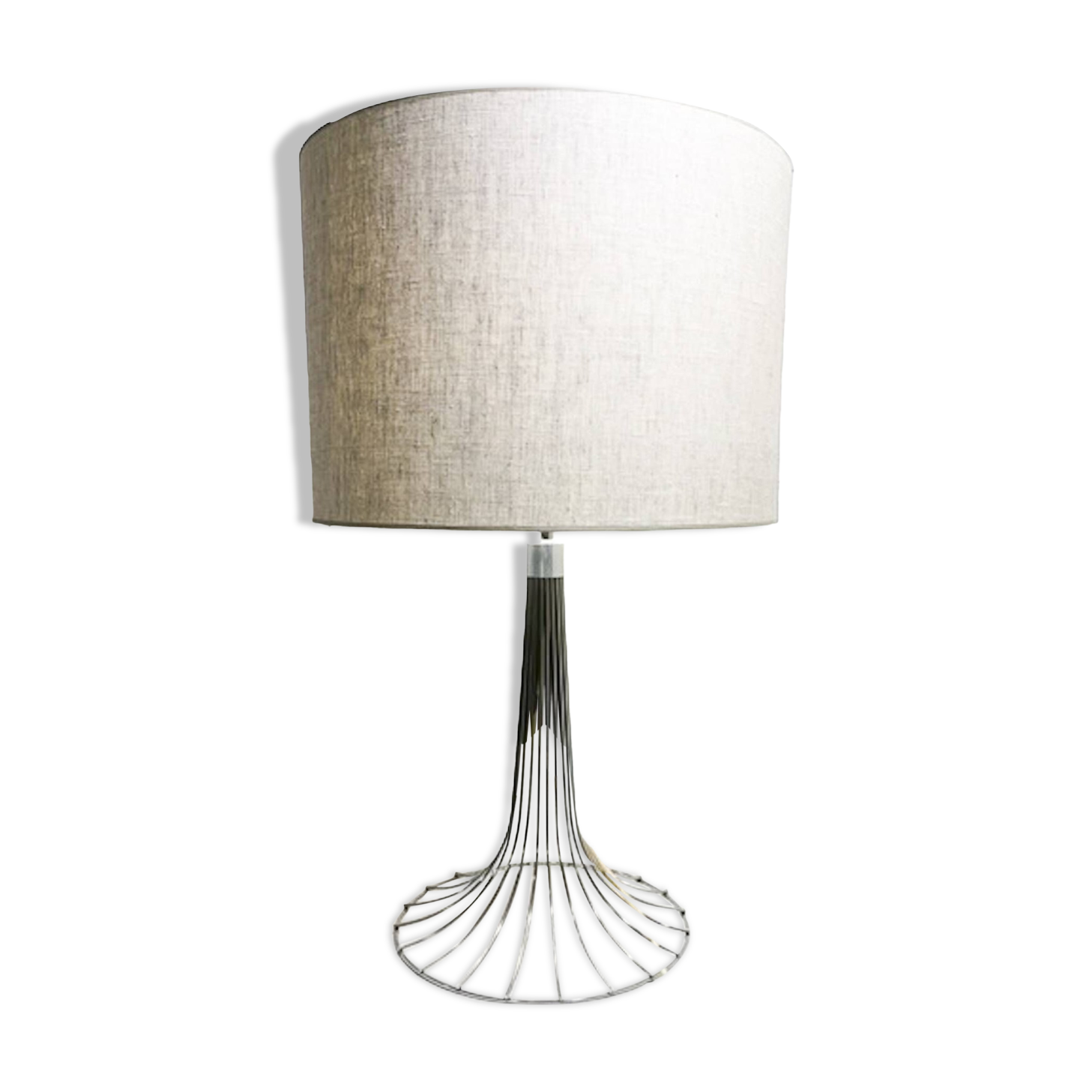 Space Age chrome lamp from the 1970