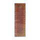 Handamde paisley runner rug long traditional red wool persian rug - 93x300cm