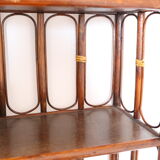 Large rattan shelf