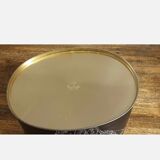 Vintage Office Paper Basket Massilly 60's Metal