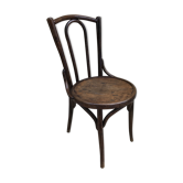 Ancienne chaise bistrot Glaris bois dossier courbé années 50 vintage