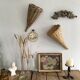 Panier décoration murale osier