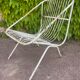 Paire de fauteuils en fer forgé année 60