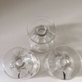 Set of 3 Baccarat Talleyrand crystal glasses