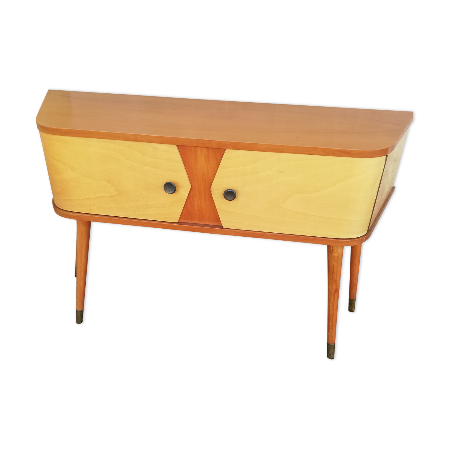 Commode vintage pieds compas