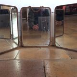 Triptych barber mirror - 57x24cm