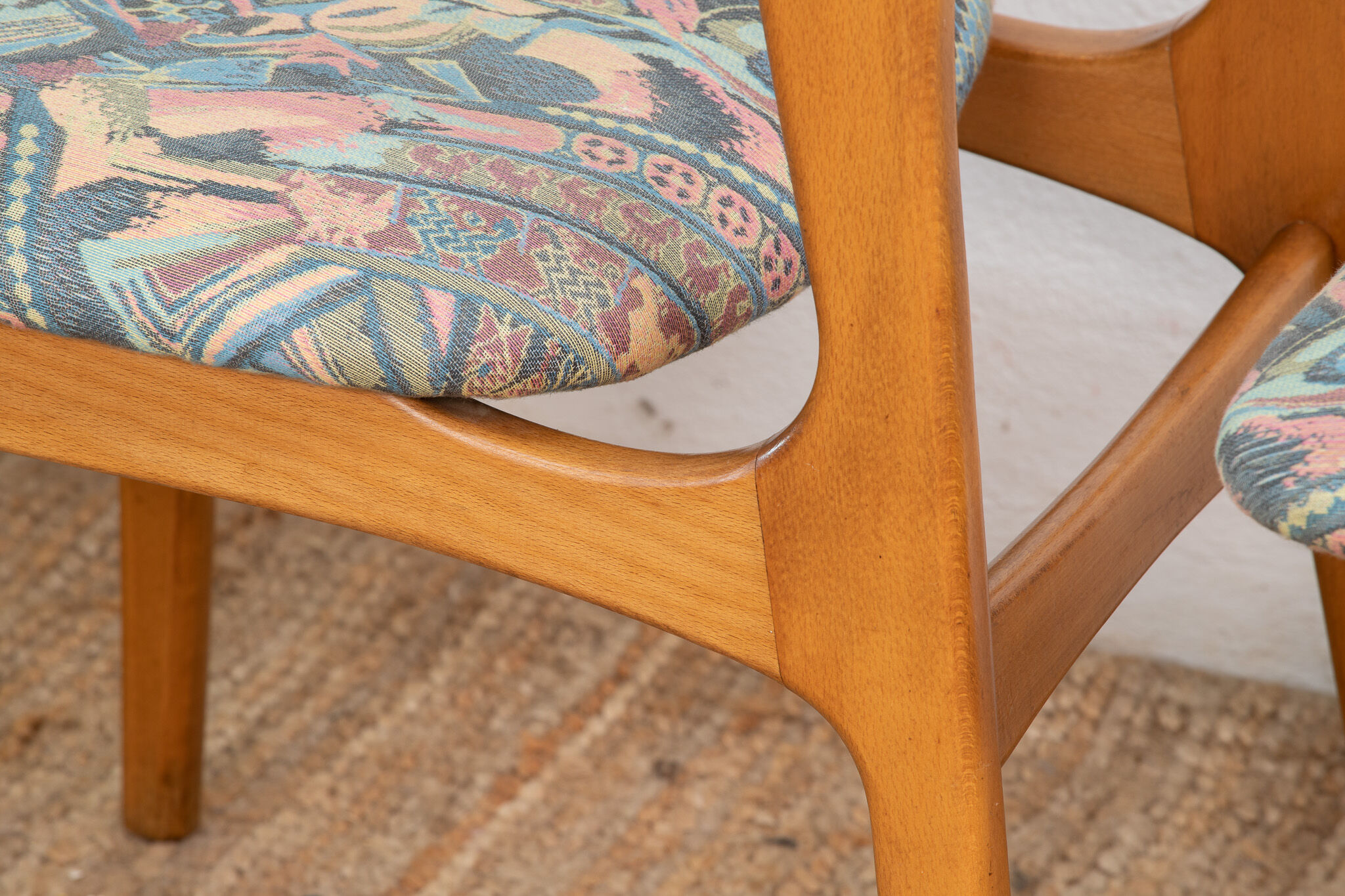 Series of 4 Vintage Scandinavian Chairs – 45 cm