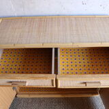 Commode en rotin