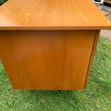 Light wood desk