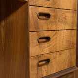 Mid-Century Walnut Desk by Svend Åge Madsen for H.P. Hansen, Denmark, 1960s