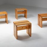 Charlotte Perriand stools les Arcs - 1960's