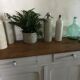 Glazed sandstone bottles