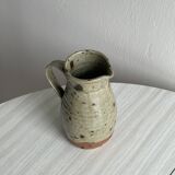 Pichet en grès pyrite ancien, poterie artisanale