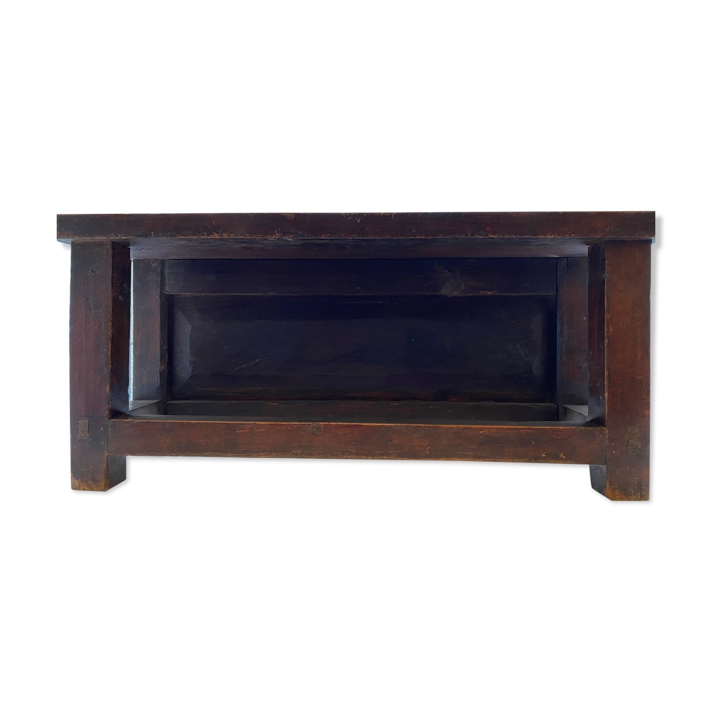 Tibetan bench with floral decoration -XIXEme