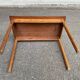 Vintage rectangular side table in solid oak from the 1920s.