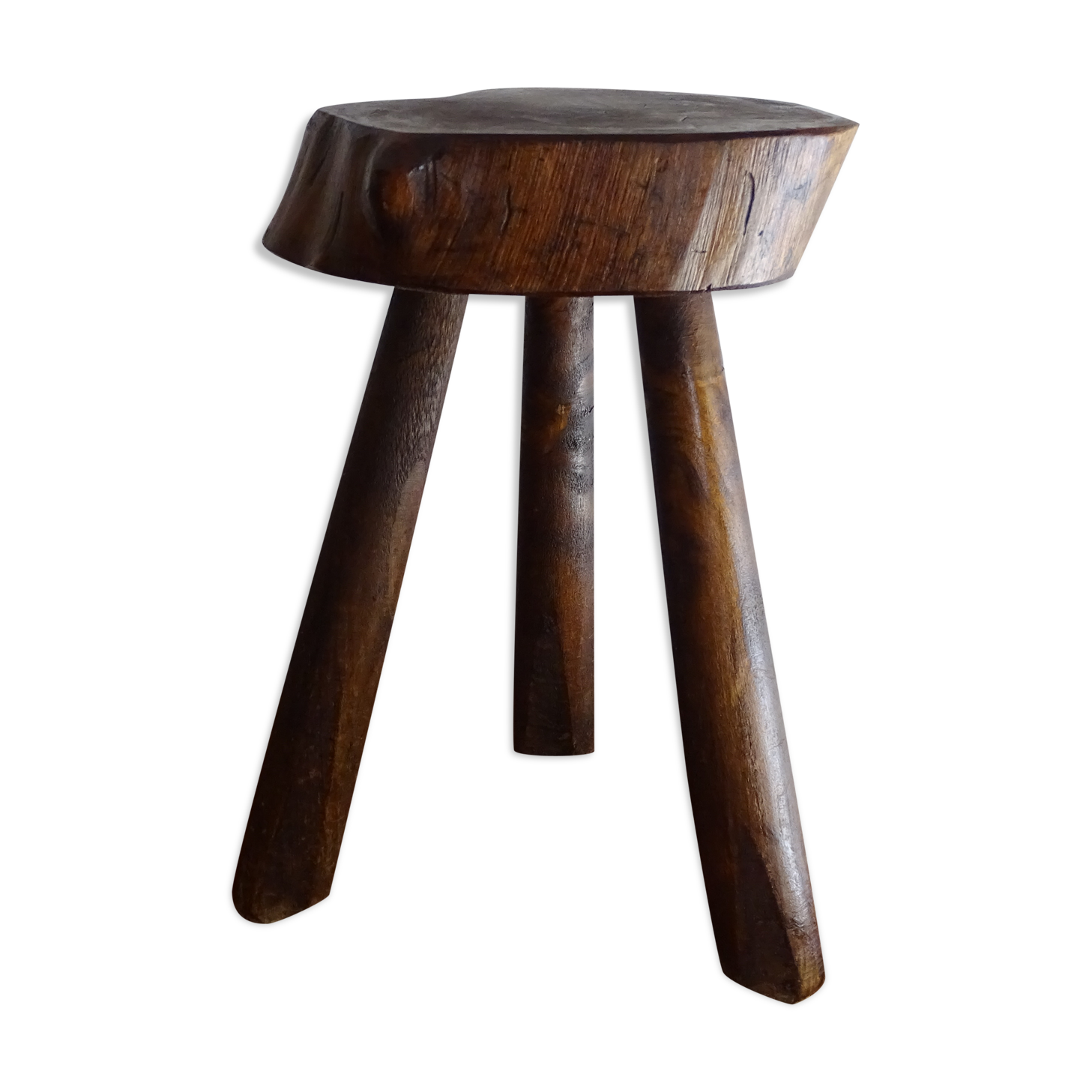 Stool foot tripod wood