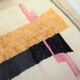Personalized Moroccan wool Beni Ouarain rug
