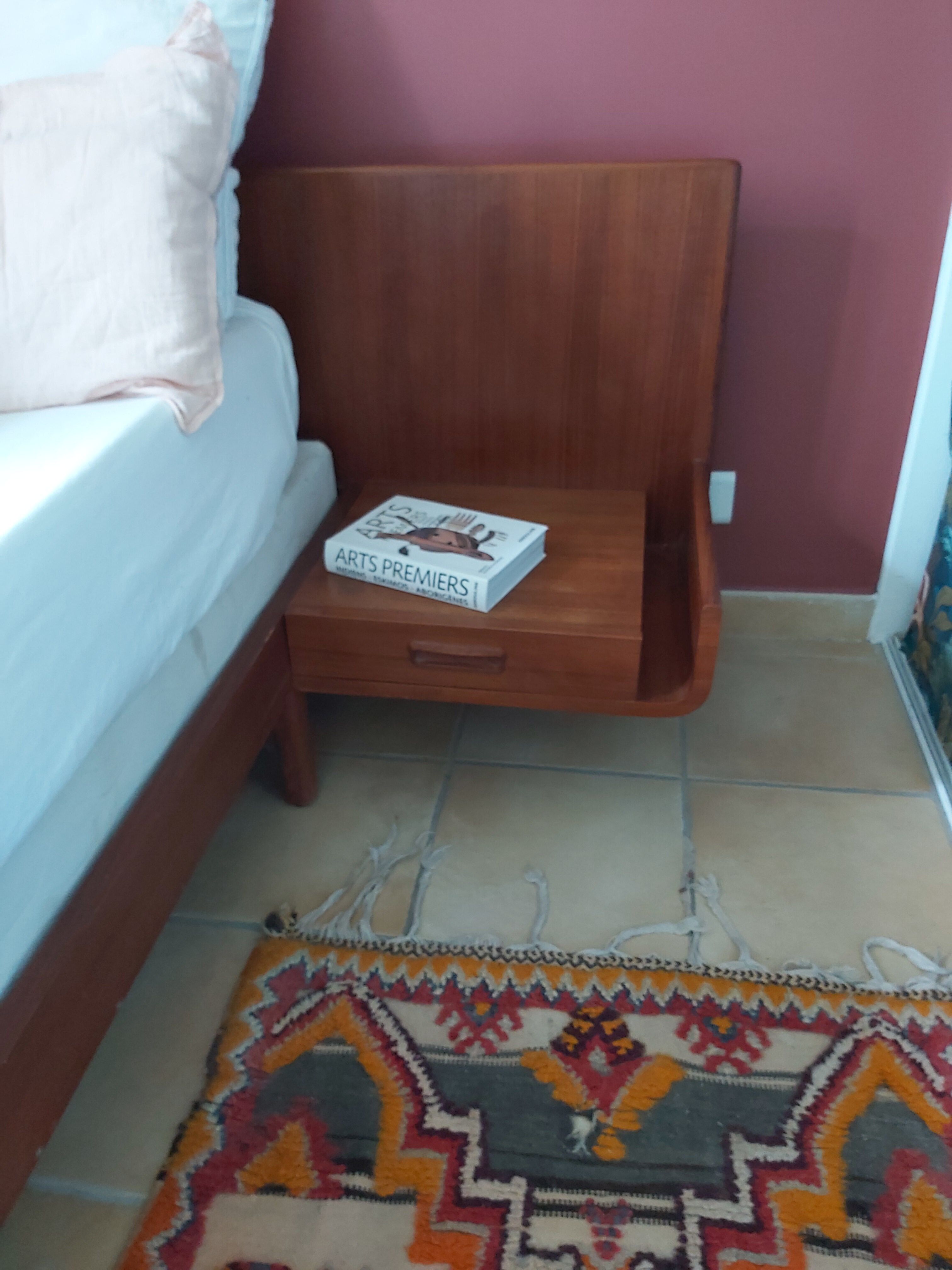 Scandinavian teak bed