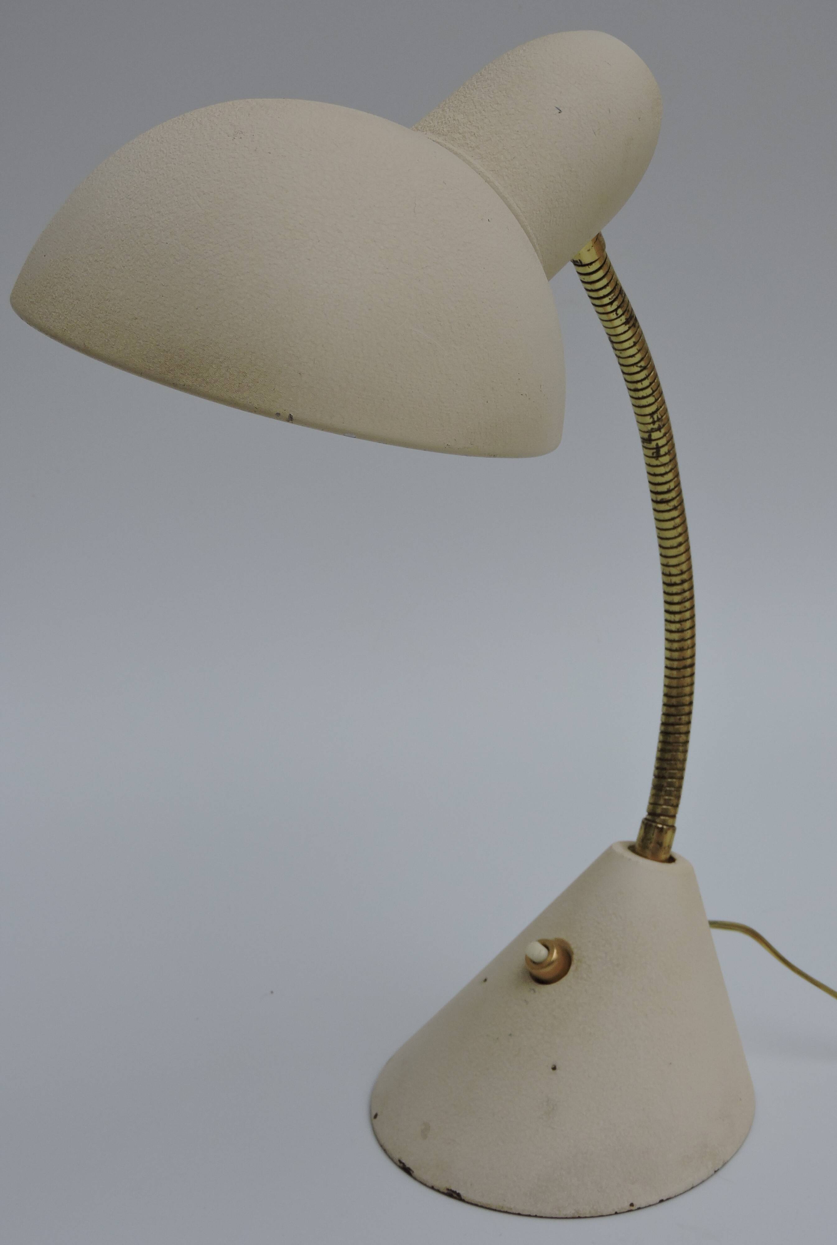 Vintage desk lamp "casserole"