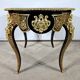 Ceremonial Table in Blackened Pear Wood, Napoleon III Period – Mid-19th Century