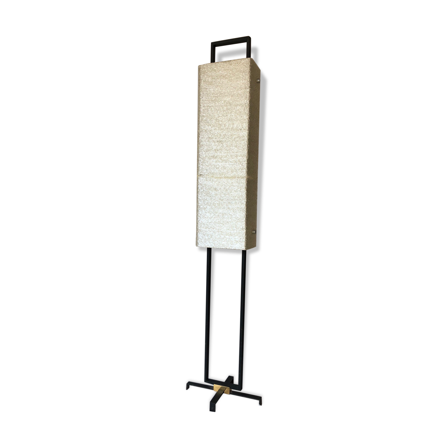 Maison Arlus floor lamp in metal brass and perspex