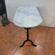 Table bistrot dessus marbre