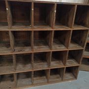 Duo of trade furniture sorting of the post shelf storage