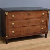 Return from Egypt chest of drawers in mahogany, Empire period – Early 19th century