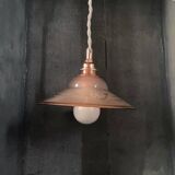 Pink glass walking lamp