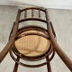 Lot 6 old vintage wooden bistro chairs brand Fischel early 20th century