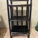 Black rattan shelf