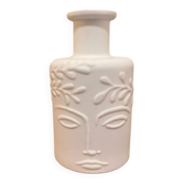 Biscuit face vase