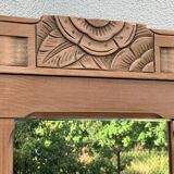 Parisian wardrobe art deco wood brut